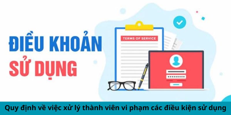 Quy định về việc xử lý thành viên vi phạm các điều kiện sử dụng