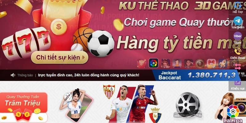 Trang chủ được thiết kế với tông màu tươi sáng
